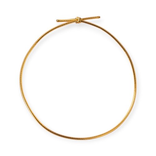 ラッピング用品 1本丸金ゴム1重掛結び 赤金 25cm CURORI画像