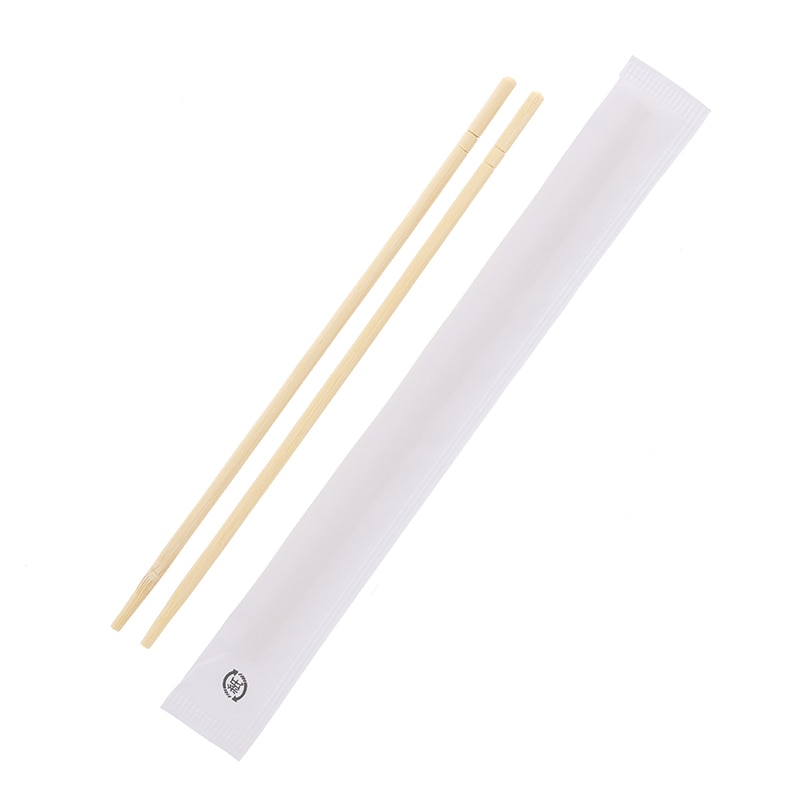 ヘイコー竹丸箸スリム紙完封晒　４．５φ×２０ｃｍ画像