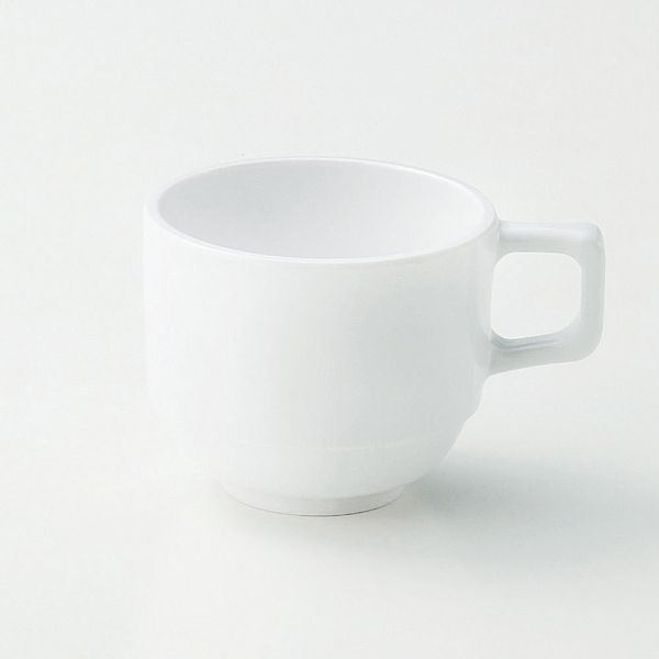 メラミン食器 M11-486 ココプレート カップ 白 マイン画像