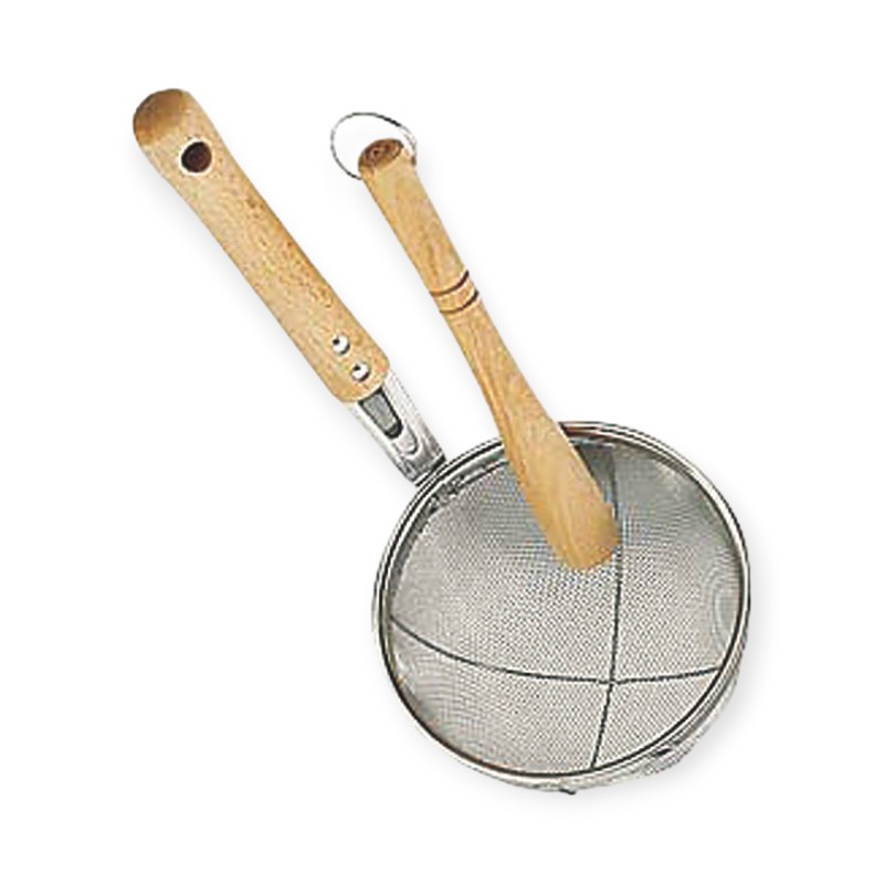 調理用品 木柄みそこし 小(18メッシュ)画像
