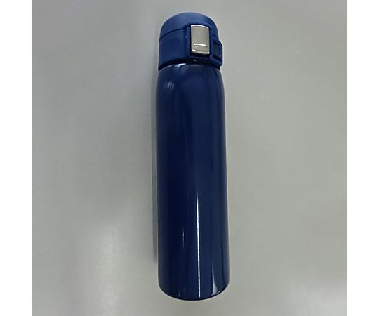 0.48L 保冷・保温ボトル(ワンタッチ式/ステンレス製) ステンレス製のボトルが斜めから撮影され、ワンタッチ式のふたが開いた状態で中が見える様子