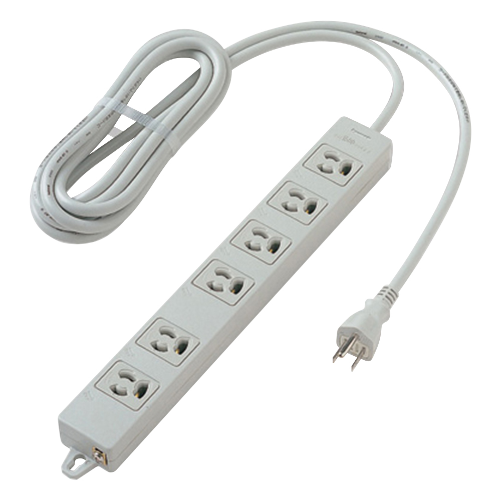 OAタップ（接地15A形）　6個口　3m　抜け止め形画像