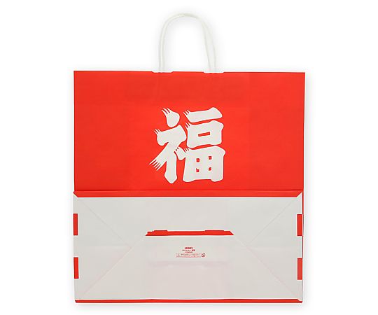 手提げ紙袋　25チャームバッグ　45-1　福袋　50枚 複数の手提げ紙袋が並んでいる様子