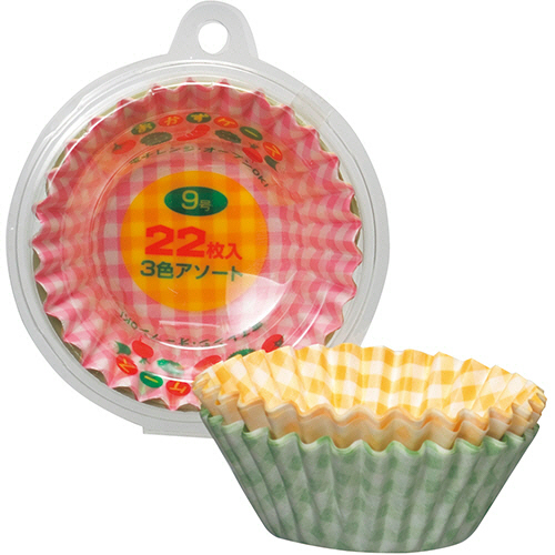 おかずｹｰｽ 9号 (3色ｱｿｰﾄ) 1ｾｯﾄ(220枚:22枚×10ﾊﾟｯｸ)画像