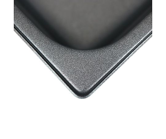 スギコ 18-8 スーパーデラックスパン 2/3サイズ ノンスティック加工 表面が光沢のある仕上げで、取っ手が見える状態