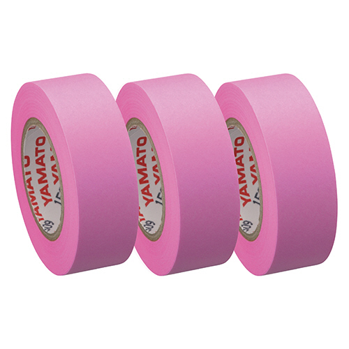 ﾒﾓｯｸ ﾛｰﾙﾃｰﾌﾟ 蛍光紙 つめかえ用 15mm幅 ﾛｰｽﾞ 1ﾊﾟｯｸ(3巻)画像