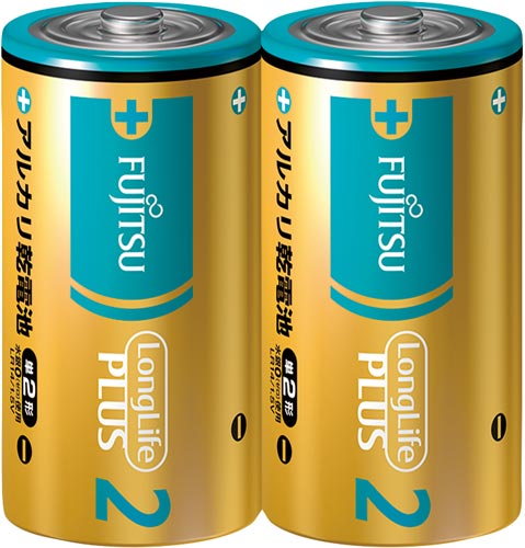 アルカリ乾電池ロングライフプラス単２形１０本入画像