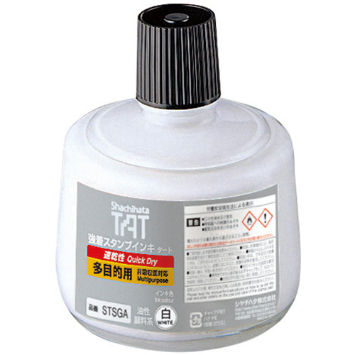 強着ｽﾀﾝﾌﾟｲﾝｷ ﾀｰﾄ(速乾性多目的用) 大瓶 330ml 白 1個画像
