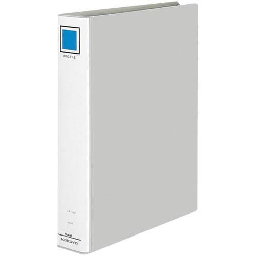 リングファイル貼り表紙　銀Ａ４縦背幅５６ｍｍ４冊画像