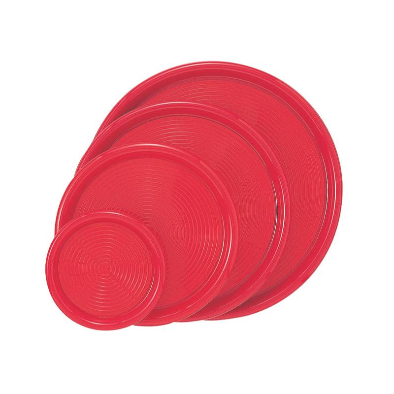 サービス用品 MT-014 マジックトレー 丸型 中 12インチ 赤 PP袋入画像