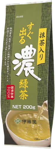 抹茶入り　すぐ出る濃緑茶　２００ｇ
