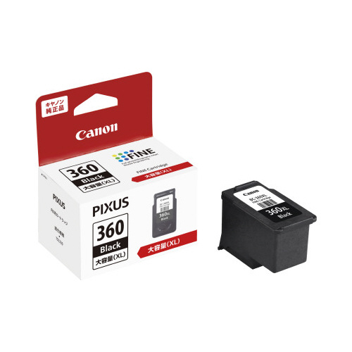 純正インク　ＢＣ－３６０ＸＬ　ブラック画像