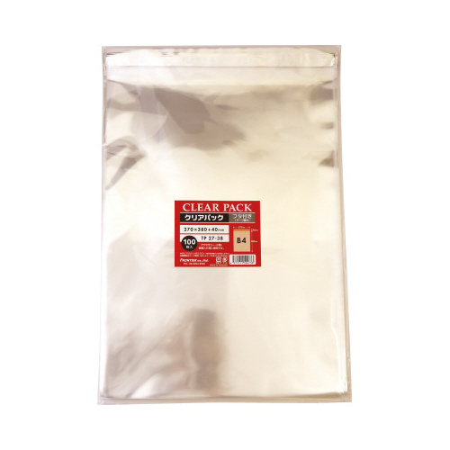 ＯＰＰ袋テープ付アルミ剥離紙Ｂ４用　１００枚画像