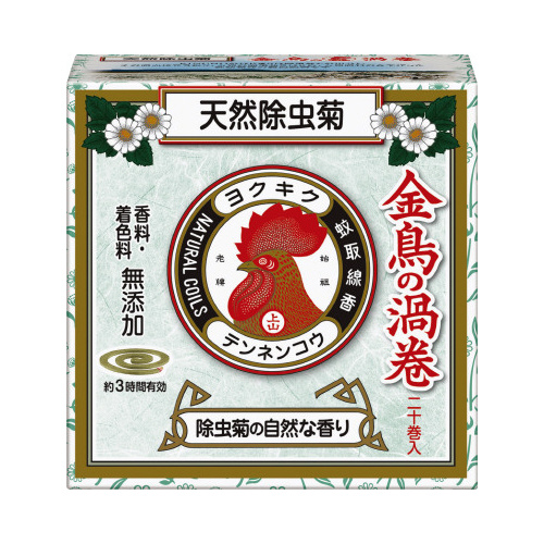 天然除虫菊金鳥の渦巻ミニサイズ２０巻画像