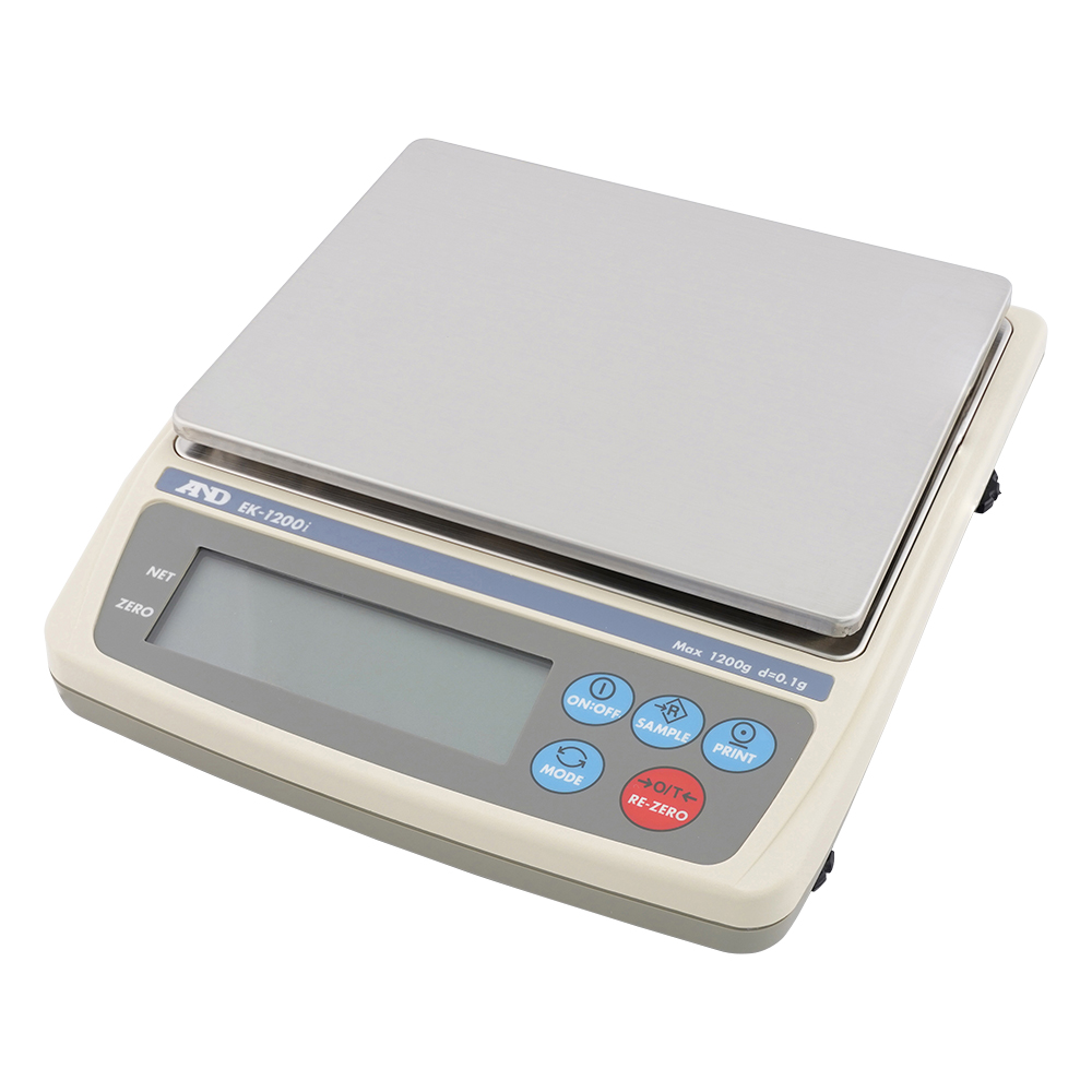 コンパクト電子天びん EK-iシリーズ ひょう量:1200g 最小表示:0.1g画像