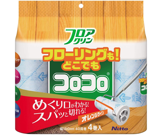 スペアテープコロコロフロアクリン スカットカット40周 4巻入画像