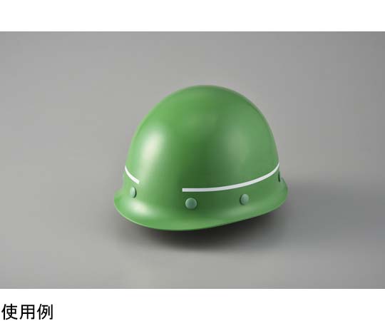 ヘルメット用ラインテープ　白　HLM-A（S小）　5mm幅×700mm　10本組 白いラインテープがコンパクトに束ねられている様子