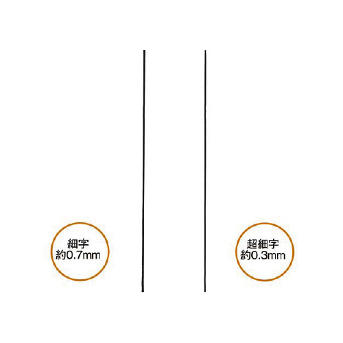 油性マーカー マッキー極細 12色セットX3 12色のマーカーが整然と並んでいる様子