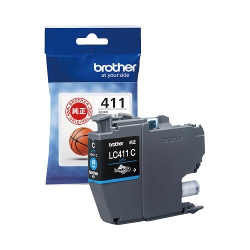 純正インク　ＬＣ４１１Ｃ　シアン画像