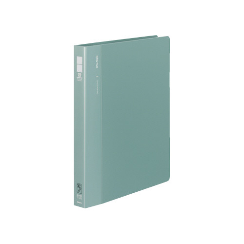 ３０穴リングファイル　緑　Ａ４縦　背幅３３ｍｍ