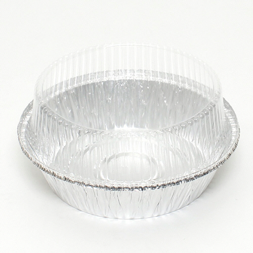 製菓資材 ﾌﾀ付ｱﾙﾐﾄﾚｲ AL-5 700cc 1ｾｯﾄ(200枚:5枚×40ﾊﾟｯｸ)画像