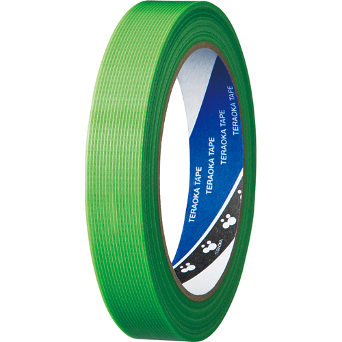 貼ってはがせるP-ｶｯﾄﾃｰﾌﾟ細幅 No.4142 18mm×25m 厚み約0.15mm 若葉 1巻画像