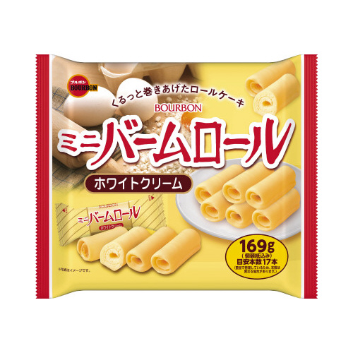ミニバームロールホワイトクリーム　１６９ｇ×３画像