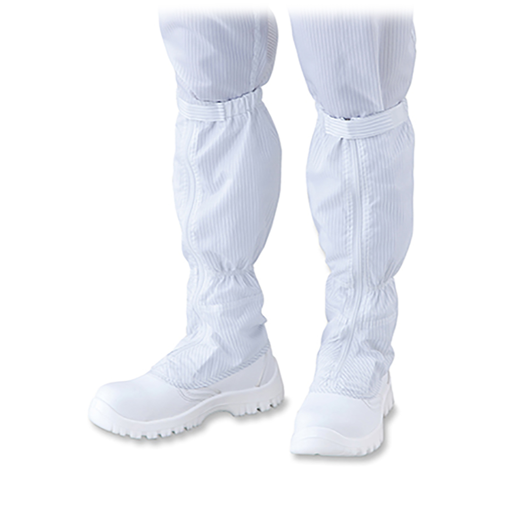 アズピュアクリーン安全ブーツ（ファスナー付き・ロングタイプ）　21.0cm画像