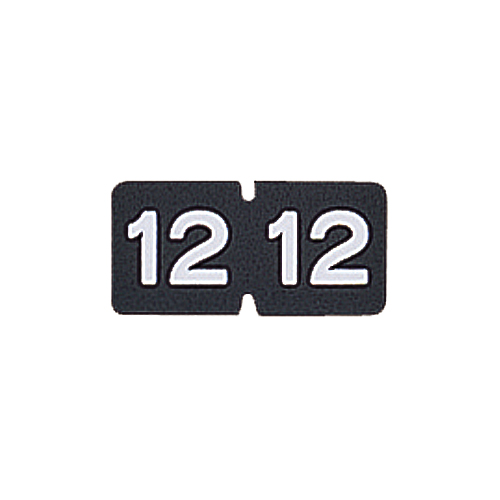 ｶﾗｰ月ﾗﾍﾞﾙM ﾛｰﾙﾀｲﾌﾟ ｢12｣ 1箱(300片)画像