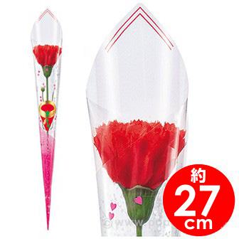 カーネーションかすみイラストラップ（小）画像