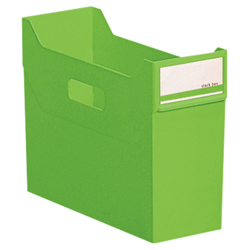 ﾘｸｴｽﾄ ｽﾀｯｸﾎﾞｯｸｽ A4ﾖｺ 背幅117mm 黄緑 1個画像