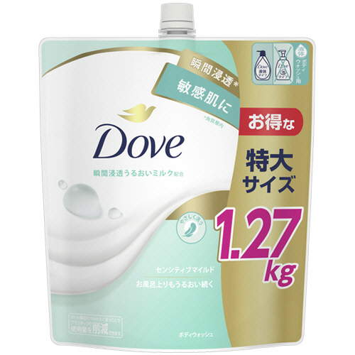ﾀﾞｳﾞ ﾎﾞﾃﾞｨｳｫｯｼｭ ｾﾝｼﾃｨﾌﾞﾏｲﾙﾄﾞ つめかえ用 1270g 1個画像