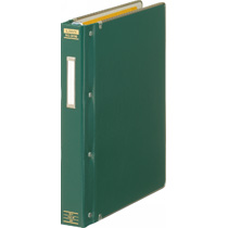 ﾊﾞｲﾝﾀﾞｰ(MP式) A4ﾀﾃ 30穴 200枚収容 ﾋﾞﾆｰﾙｸﾛｽ貼り 緑 1冊画像