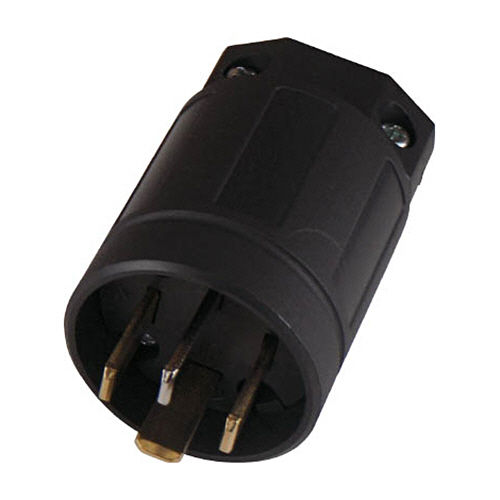 平刃形 ﾅｲﾛﾝﾌﾟﾗｸﾞ(保護ｶﾊﾞｰ付) 接地3P20A250V 1個画像