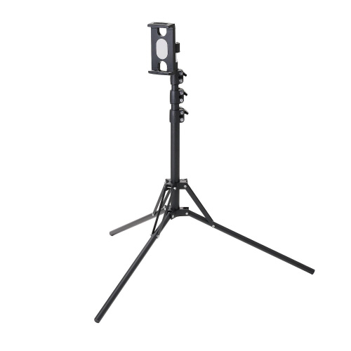 タブレット　三脚スタンド　最大１６０ｃｍ　ブラック