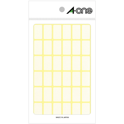 ﾌﾘｰﾗﾍﾞﾙ[手書き用] 白無地 12×21mm 1ﾊﾟｯｸ(540片:36片×15ｼｰﾄ)画像