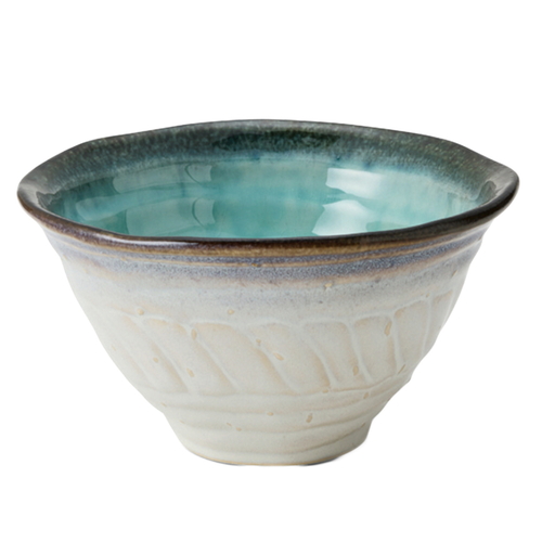 どんぶり 1.5L 丼 ボウル KANADE 陶器 青画像