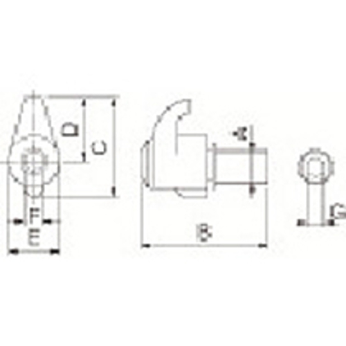 部品 ｸﾗﾝﾌﾟｾｯﾄ 1個画像