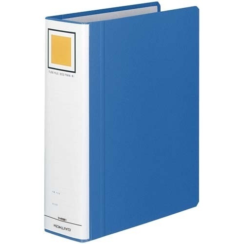 チューブＦエコツインＲ青Ｂ５縦背幅７５ｍｍ４－９冊画像