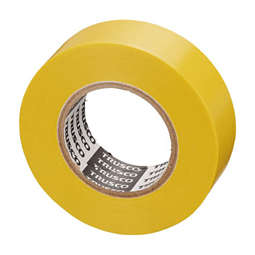 脱鉛ﾀｲﾌﾟﾋﾞﾆｰﾙﾃｰﾌﾟ 19mm×10m ｲｴﾛｰ 1ﾊﾟｯｸ(10巻)画像