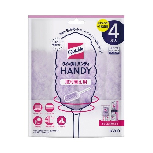 クイックルハンディ　取替用シート　４枚入り画像