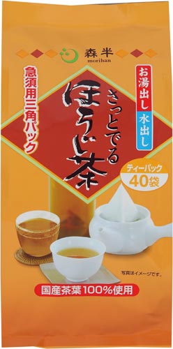 森半　さっと出るほうじ茶　４ｇ×４０Ｐ画像