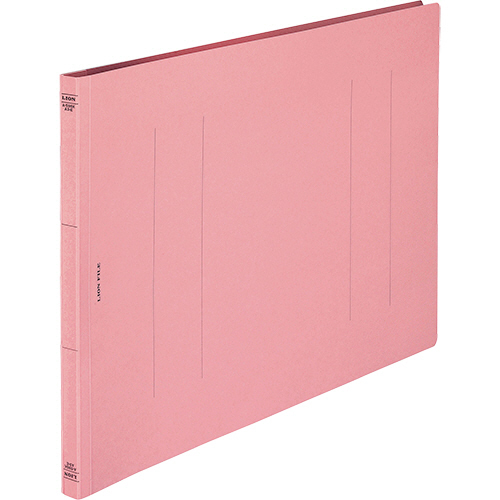 ﾌﾗｯﾄﾌｧｲﾙ(環境) 樹脂押え具 A3ﾖｺ 150枚収容 背幅18mm ﾋﾟﾝｸ 1ｾｯﾄ(10冊)画像