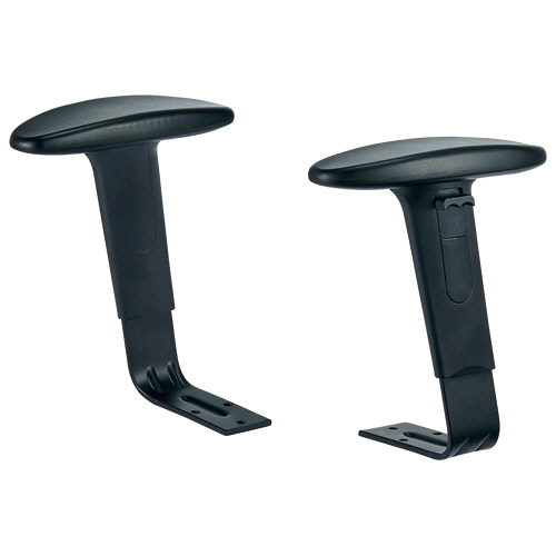 RC-1ﾁｪｱ用可動肘 ﾌﾞﾗｯｸ 1ｾｯﾄ