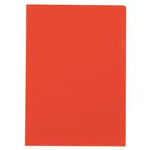 ｶﾗｰｸﾘｱﾌｫﾙﾀﾞｰ A4 ﾚｯﾄﾞ 1ﾊﾟｯｸ(10枚)画像