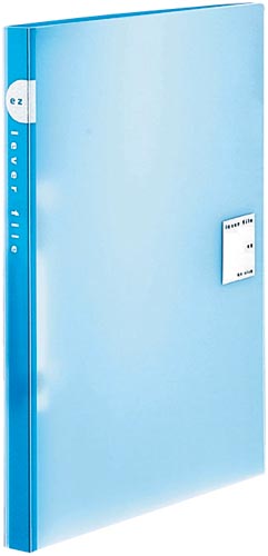 レバーファイルＥＺ　ＰＰ　Ａ４縦とじ　青１０冊画像