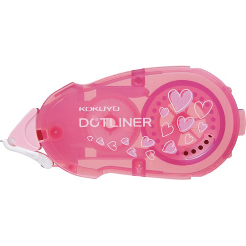 ドットライナー詰替テープ　ハート柄×１０画像