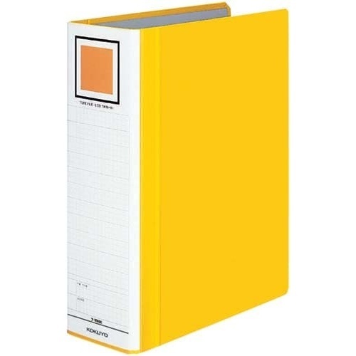 チューブＦエコツインＲ黄Ａ４縦背幅９５ｍｍ３冊画像