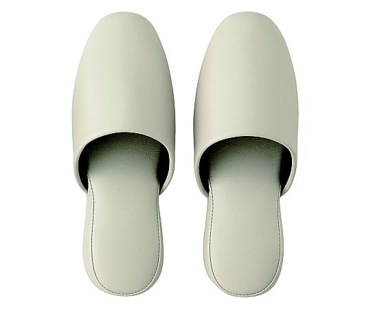 シボナシレザー風スリッパ サンドベージュ M 1パック(5足組入)画像