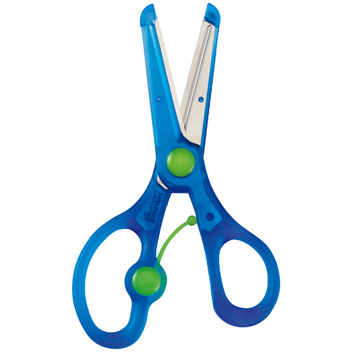 教育はさみ きっちょん 右手用 ﾌﾞﾙｰ 1個画像